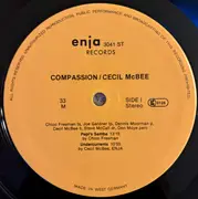 LP - Cecil McBee Sextet With Chico Freeman - Compassion