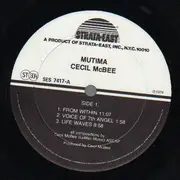 LP - Cecil McBee - Mutima - Original 1st US