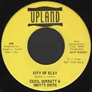 7inch Vinyl Single - Cecil Surratt And Smitty Smith - City Of Clay / I'll Never Step Down