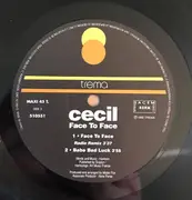 12inch Vinyl Single - Cecil - Face To Face