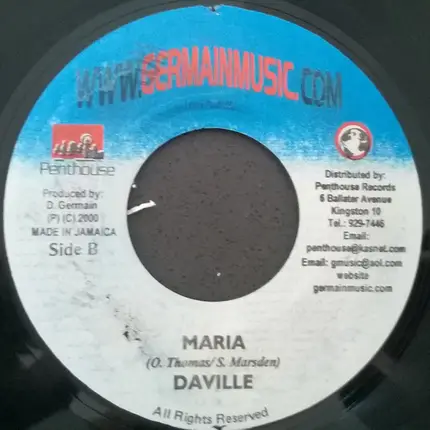 Ce'cile & Daville - Too Hot To Handle / Maria
