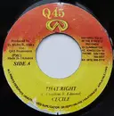 7inch Vinyl Single - Ce'cile - That Right