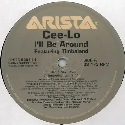 Cee-Lo - I'll Be Around
