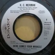 7inch Vinyl Single - Cees Meerman - Here Comes Your Miracle