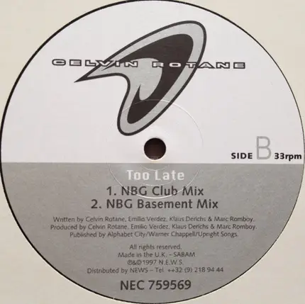 Celvin Rotane - Theme From Magnum