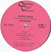 LP - Celeste Holm - Gives A Very Personal Tribute To Oklahoma