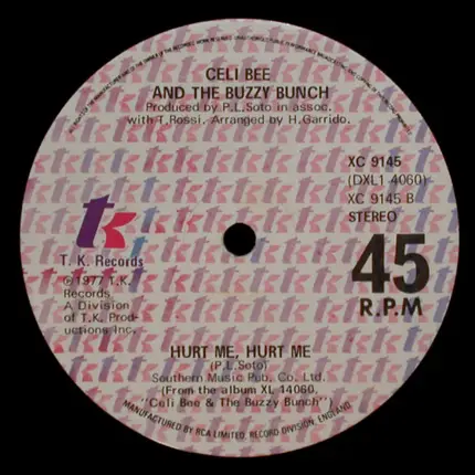 Celi Bee & The Buzzy Bunch - One Love / Hurt Me, Hurt Me