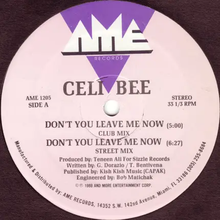Celi Bee - Don't You Leave Me Now / Di Que No Te Vas
