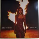 Double LP - Céline Dion - Courage - Ruby Red Vinyl +16-Page Booklet
