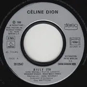 7inch Vinyl Single - Céline Dion - Billy