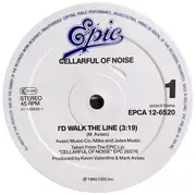 12inch Vinyl Single - Cellarful Of Noise - I'd Walk The Line
