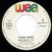 7inch Vinyl Single - Cerise Ferrié - Matin Matin