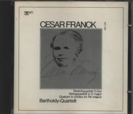 César Franck - Bartholdy Quartett - Streichquartett D-dur