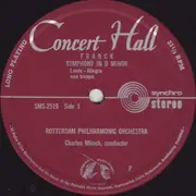 LP - César Franck — Rotterdams Philharmonisch Orkest - Charles Munch - Symphonie En Ré Mineur / Symphonie In d-moll / Symphony In D Minor