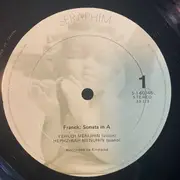 LP - César Franck , Johannes Brahms - Sonata In A Major / Sonata No. 3 In D Minor