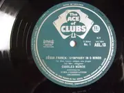 LP - Franck - Symphony In D Minor / Symphonic Variations - Label variation