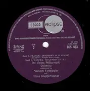 LP - César Franck / Wagner - Symphony In D Minor / Siegfried Idyll