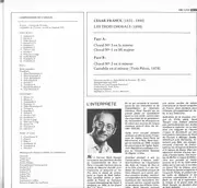 LP - César Franck / René Saorgin - Trois Chorals - Gatefold