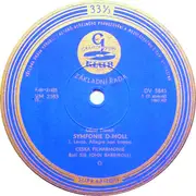 LP - César Franck / Sir John Barbirolli, Ceska Filharmonie - Symfonie D Moll