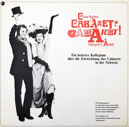 César Keiser , Margrit Läubli - Cabaret? Cabaret!