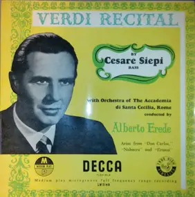 Cesare Siepi - Verdi Recital