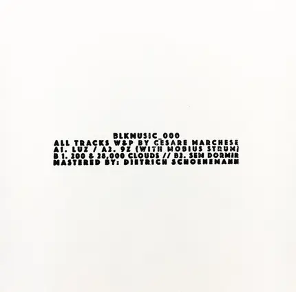 Cesare vs. Disorder - Two Hundred And Twenty-Eight Thousand Clouds