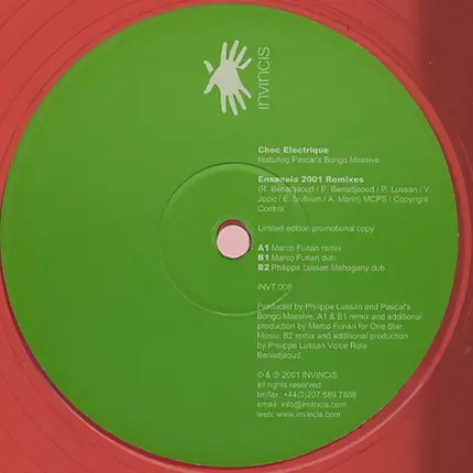 Choc Electrique - Ensaneia (2001 Remixes)