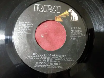 Chocolate Milk - Hey Lover / Would It Be Alright?