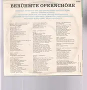 10'' - Chöre der Deutschen Oper und der Deutschen Staatsoper Berlin - Berühmte Opernchöre