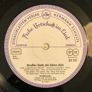 LP - Chöre Und Solisten Des Verlags 'Frohe Botschaft Im Lied' - Großer Gott, Wir Loben Dich