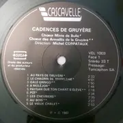 LP - Choeur Mixte De Bulle - Choeur Des Armaillis De La Gruyère - Cadences Du Pays De Gruyère