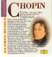 Chopin - Etüden, Walzer, Balladen, Scherzi, Mazurken a.o.