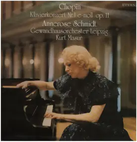 Frédéric Chopin - Klavierkonzert Nr.1 e-moll,, Annerose Schmidt, Gewandhausorch Leipzig, Masur