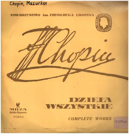 Chopin / Henryk Sztompka - Complete Mazurkas Vol. IV