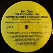 LP - Chor Der Chorleiter Des Sängerbundes Rheinland- Pfalz - Der Chor Der Chorleiter Des Sängerbundes Rheinland- Pfalz