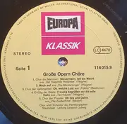 LP - Chor Der Hamburgischen Staatsoper Und Orchester Der Staatsoper Hamburg Leitung Leopold Ludwig - Große Opern-Chöre