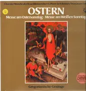 LP - Chor der Mönche Benediktinerabtei St. Pierre in Solemes /Dom Jean Claire - Ostern - Messe am Ostersonntag/ Messe am weißen Sonntag - booklet with lyrics and notes