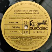 LP - Chor Der St. Hedwigs-Kathedrale Berlin , Dresdner Kreuzchor , Thomanerchor , Windsbacher Knabenchor - Berühmte Chöre Und Orgeln Erklingen Zur Weihnachtszeit