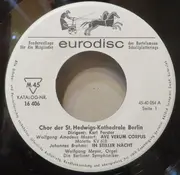 7inch Vinyl Single - Mozart, Brahms, Bartholdy - Der Chor Der St. Hedwigs-Kathedrale Berlin