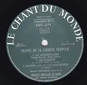 7inch Vinyl Single - Chorale Populaire De Paris - Chants De La Liberté Français