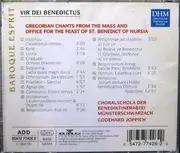 CD - Choralschola Der Benediktinerabtei Münsterschwarzach , Godehard Joppich - Vir Dei Benedictus - Gregorian Chants From The Mass And Office For The Feast Of St. Benedict Of Nursia