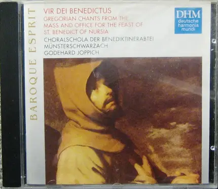 Choralschola Der Benediktinerabtei Münsterschwarzach , Godehard Joppich - Vir Dei Benedictus - Gregorian Chants From The Mass And Office For The Feast Of St. Benedict Of Nur