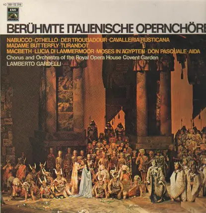 Verdi / Mascagni / Puccini / Donizetti / Rossini - Berühmte Italienische Opernchöre