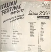 LP - Chorus Della Piazza And Orchestra - Italian Festival
