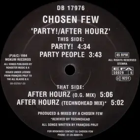 The Chosen Few - Party! / After Hourz