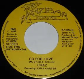 Chaz Carter - Go For Love