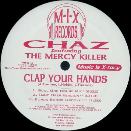 Chaz - Clap Your Hands