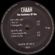 12inch Vinyl Single - Chaah - The Funkiness Of You