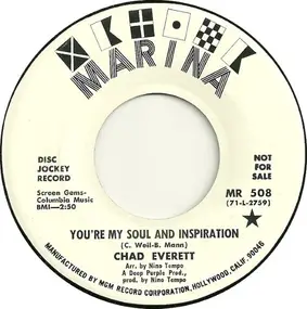 Chad Everett - You're My Soul And Inspiration / Hey Girl