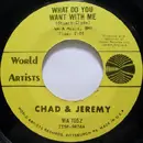 7inch Vinyl Single - Chad & Jeremy - What Do You Want With Me